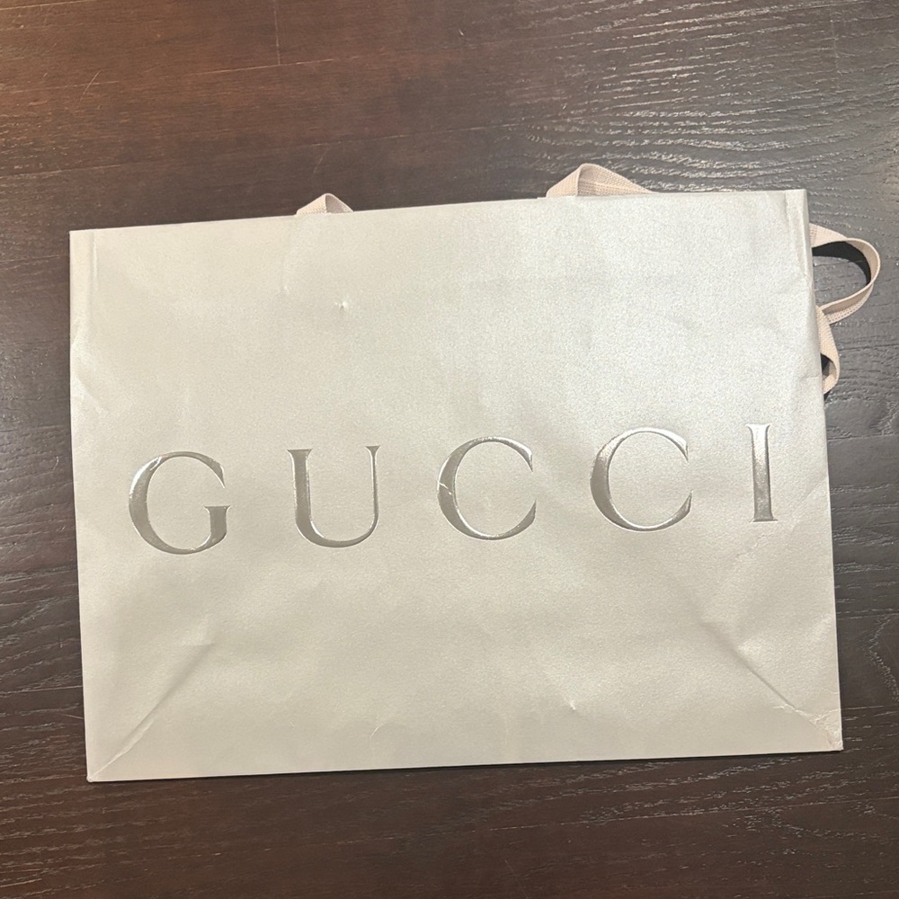 Gucci Cream Shopping Bag